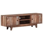 vidaXL Meuble TV Bois d'acacia massif Vintage 118 x 30 x 40 cm