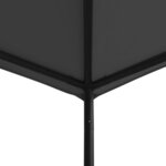 vidaXL Belvédère 4x4x3 m Anthracite 180 g/m²
