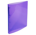 Classeur 4 Anneaux 15 Mm Polypropylène Crystal Colours - A4 - X 30 - Exacompta
