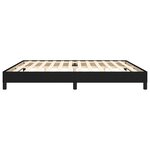 vidaXL Cadre de Lit Noir 200x200 cm Tissu