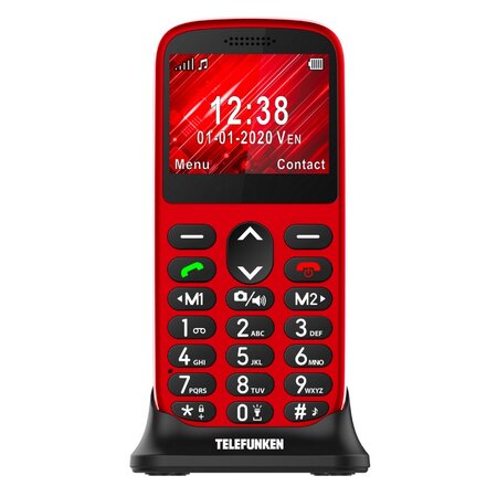 Téléphone portable telefunken s420 rouge
