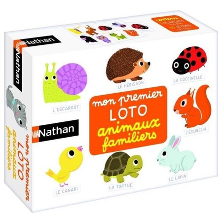 Nathan - mon premier loto animaux familiers