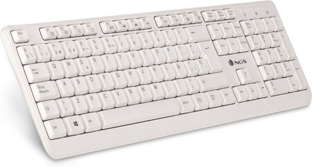Clavier filaire ngs spike qwerty espagnol (blanc)