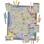 Les aventuriers du rail - extension : france/old west - asmodee - jeu de société - jeu de plateau