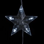 vidaXL Guirlande lumineuse à étoiles LED 200 LED Blanc 8 fonctions