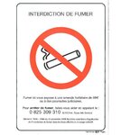Pochettes 2 Étiquettes Interdiction Fumer