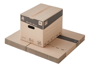 Lot de 60 cartons de déménagement 36l - 40x30x30 cm - made in france - 70  fsc certifé - pack & move