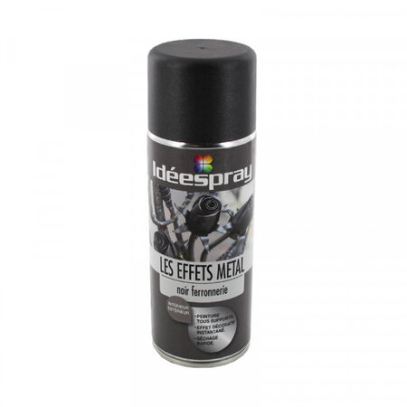 Bombe de peinture idéespray - noir ferronnerie - sinto - 400ml