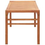 vidaXL Banc de jardin 3 places 150 cm Bois d'eucalyptus solide