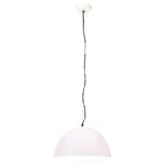 vidaXL Lampe suspendue industrielle vintage 25 W Blanc Rond 41 cm E27