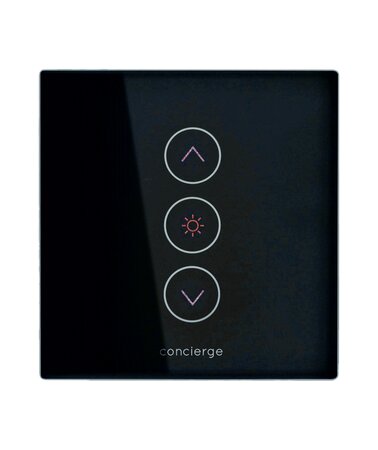 Concierge versailles "black edition" - interrupteur-variateur connecté au wi-fi (pilotage des lumières)