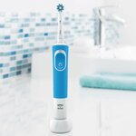 Oral-b vitality 100 brosse a dents électrique bleue - minuteur intégré