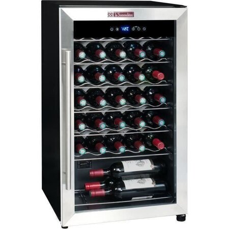 La sommeliere ls34a - cave a vin de service - 34 bouteilles - pose libre porte vitrée - l 48 x h 83.8 cm