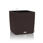LECHUZA Jardinière CUBE Cottage 30 ALL-IN-ONE Moka