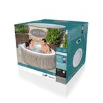 BESTWAY Spa gonflable Lay-Z-Spa Madrid - 2 a 4 personnes - Motif graphique - 120 Airjet™ - 180 x 66 cm