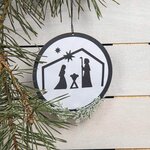 Pochoirs à découper Crèche de Noël  1 2 - 8 5cm x 1 2 - 5 3cm  6 - teilig