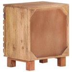 vidaXL Table de chevet 40x35x51 cm Bois de manguier solide
