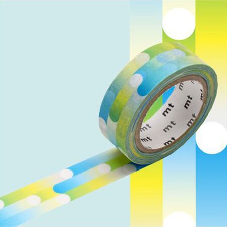Masking Tape MT fusion bleu/vert