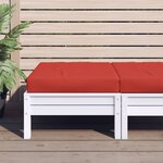 vidaXL Coussin de palette rouge tissu oxford
