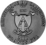 Pièce de monnaie en Argent 2000 Francs g 62.2 (2 oz) Millésime 2020 MAHAKALA