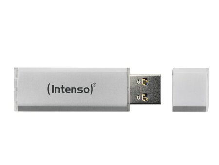 Intenso clé usb 2.0 alu line - 8 go gris