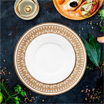 Set de table rond en toile de jute saveurs