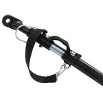 vidaXL Remorque de bicyclette 130x73x48 5 cm Acier Noir