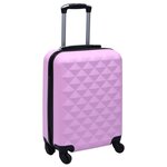 vidaXL Ensemble de valises rigides 2 Pièces Rose ABS