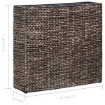 vidaXL Lit surélevé de jardin avec 4 pots Jacinthe d'eau  Marron