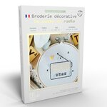 Coffret DIY - Broderie décorative - Le poste de radio