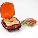 Ariete appareil à hamburger party time 1200 w