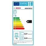 Bosch hbg6760s1f four électrique encastrable - 71 l - pyrolyse - a+ - inox