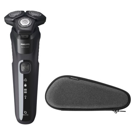 Philips s5588/30 rasoir série 5000 avec tondeuse de précision + housse de transport - noir