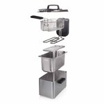 Nova friteuse 3200 w argenté 183200