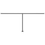 vidaXL Auvent automatique sur pied 500x350 cm Anthracite