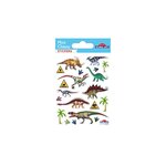 Autocollants - Jurassic Dinosaures - Argenté - 1 8 cm