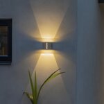 KONSTSMIDE Applique à LED Pavia 4x3W Gris foncé