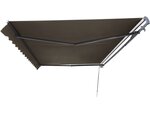 Store banne en aluminium "Ombra 3" - 4 x 2.50 m - Taupe
