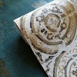 Zero Papier peint Etnic Circles Sable