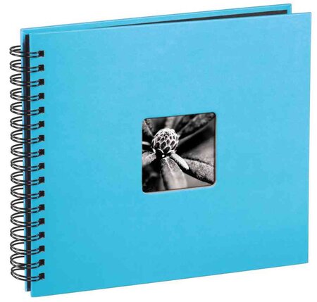 Album photo à spirales 'Fine Art' 28 x 24 cm 50 pages noires Turquoise HAMA