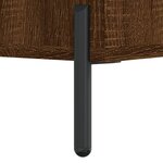 vidaXL Buffet haut Chêne marron 69 5x34x180 cm Bois d'ingénierie
