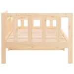 vidaXL Lit de jour 90x190 cm Bois de pin massif