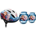 LA REINE DES NEIGES II Combo Casque de protection + Genouilleres + Coudieres - Taille 50-56 cm