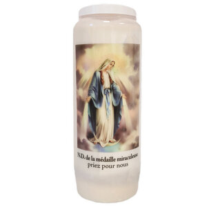 Bougie vierge miraculeuse neuvaine
