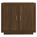 vidaXL Buffet Chêne marron 80x40x75 cm Bois d'ingénierie
