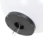 vidaXL Lampes à LED sous forme de boule 2 Pièces Sphérique 50 cm PMMA