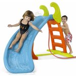 Toboggan courbe avec raccordement à eau feber