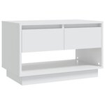 vidaXL Meuble TV Blanc 70x41x44 cm Aggloméré