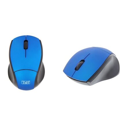 T'nB Souris optique sans fil ultra mini récepteur USB 2,4 GHz - Bleue