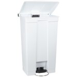Collecteur à pédale Slim Jim, 68 litres, blanc RUBBERMAID